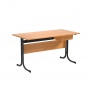 Lehrertisch, 130x65 cm (B/T), 76 cm hoch, Platte: Melamin, ABS-Kante 